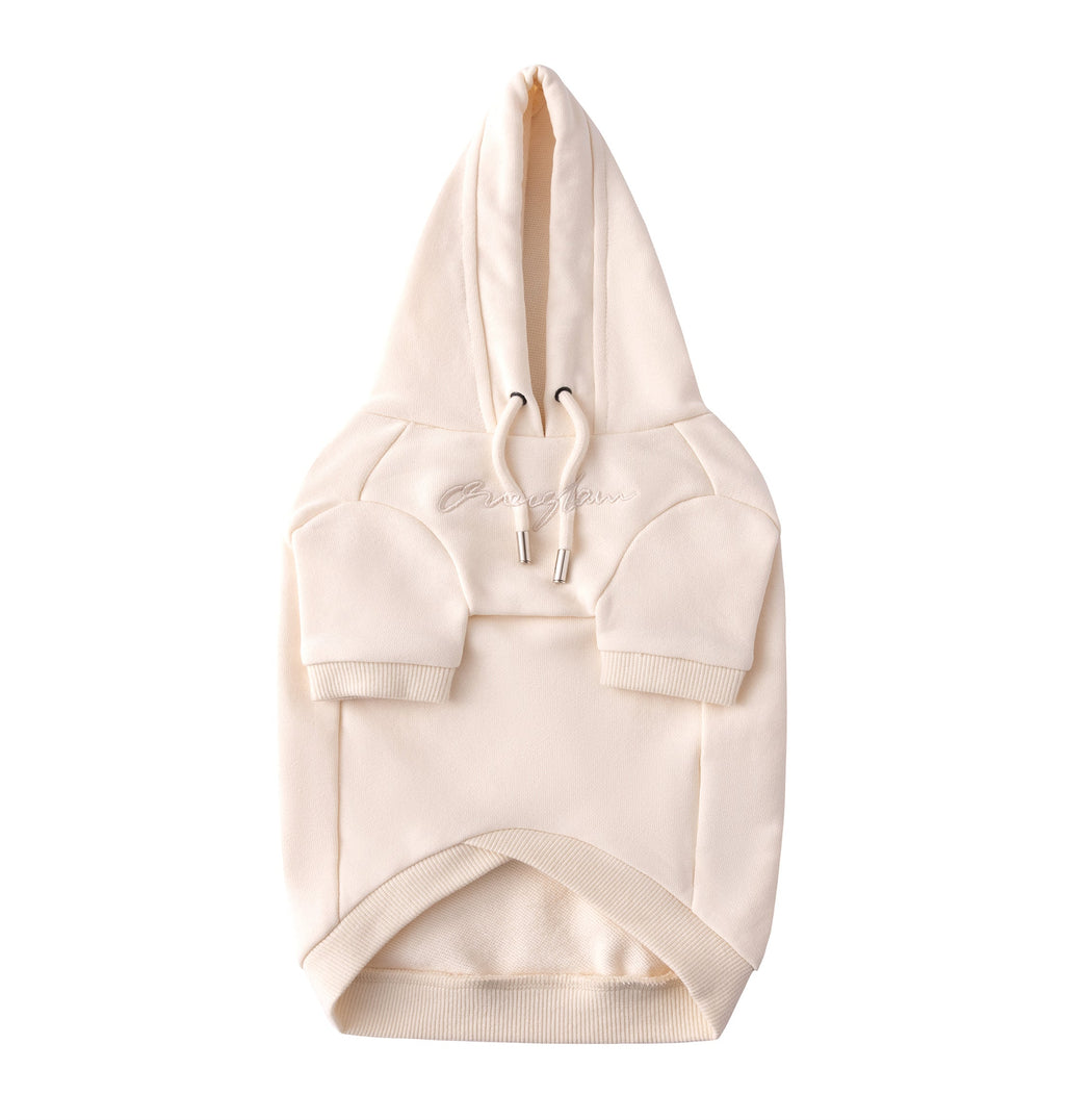 Pastel Hoodie with Glam Embroidery