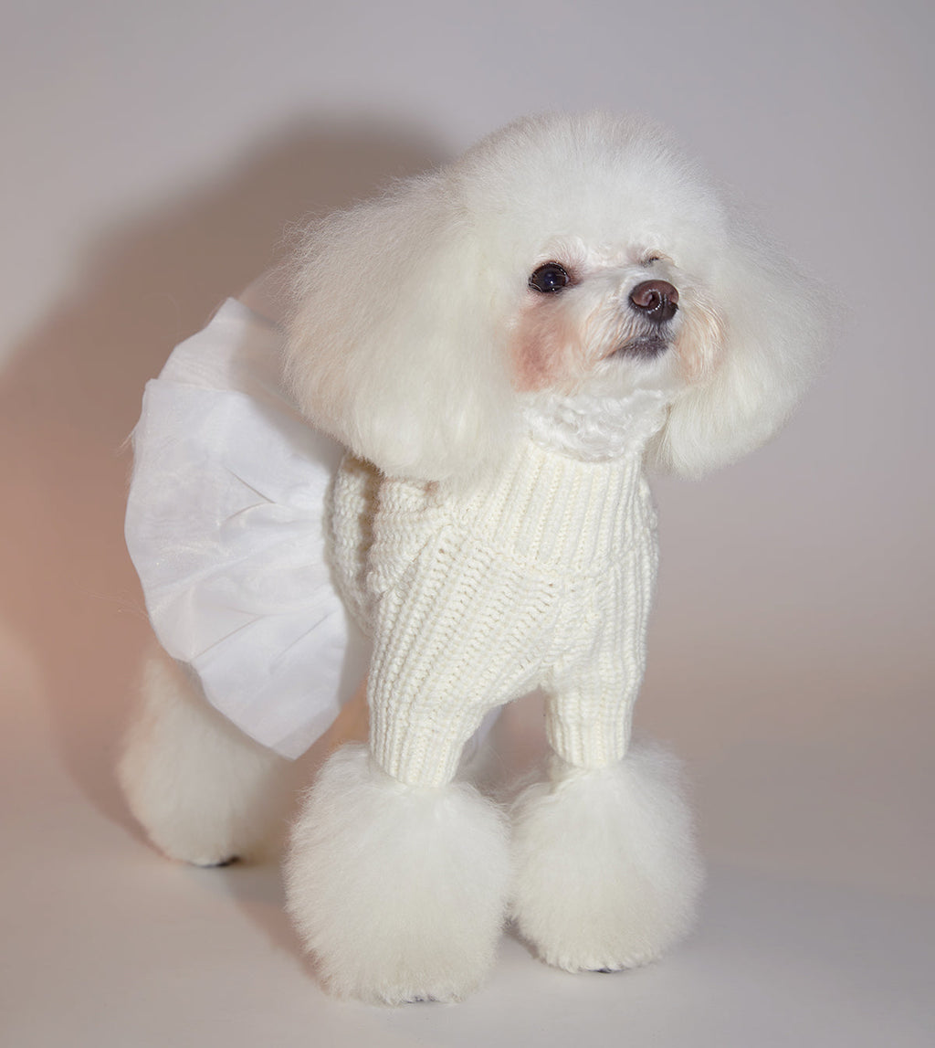Knitwear Jumper with Skirt Base