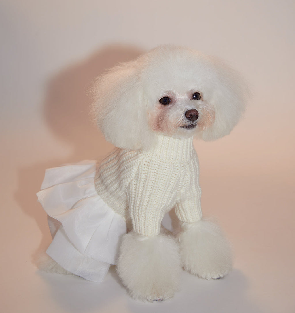 Knitwear Jumper with Skirt Base