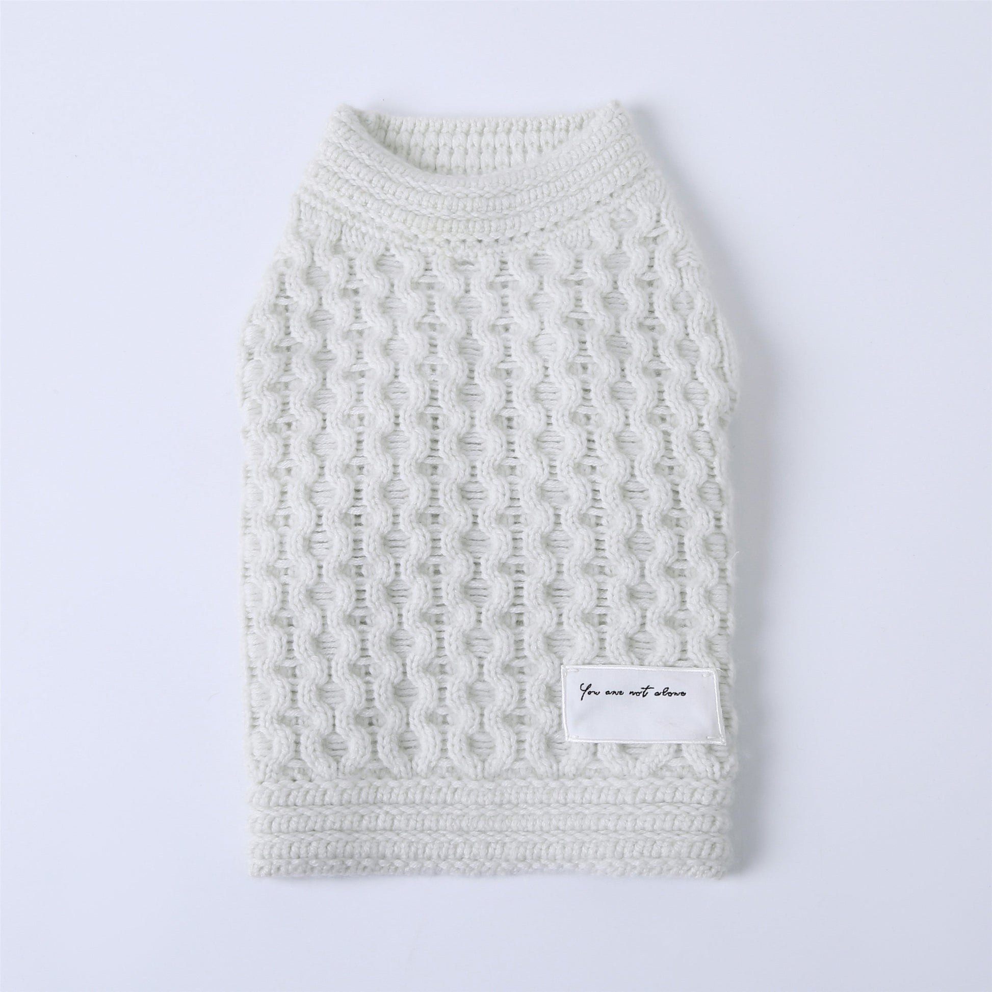 You Are Not Alone Cashmere Wool Knit Jumper
