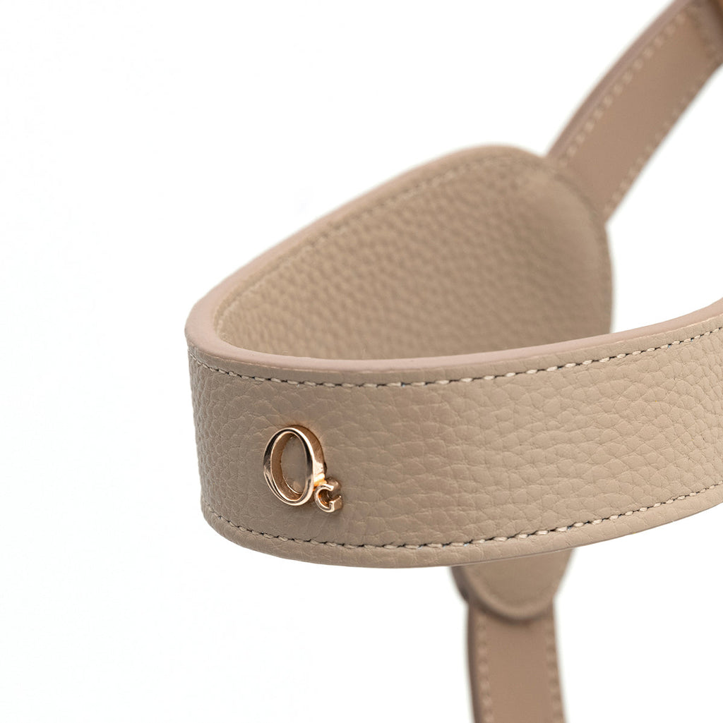 Leather Harness in Mint, Brown and Black