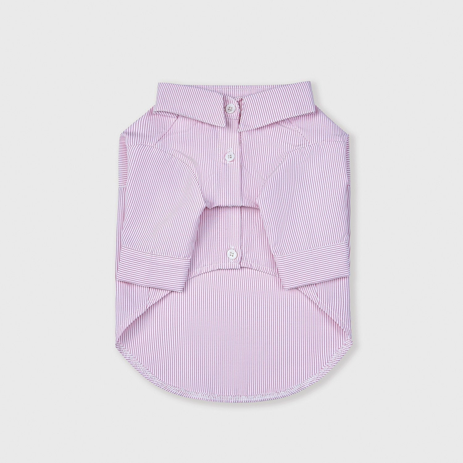 Striped Cotton Shirt in Blue or Pink