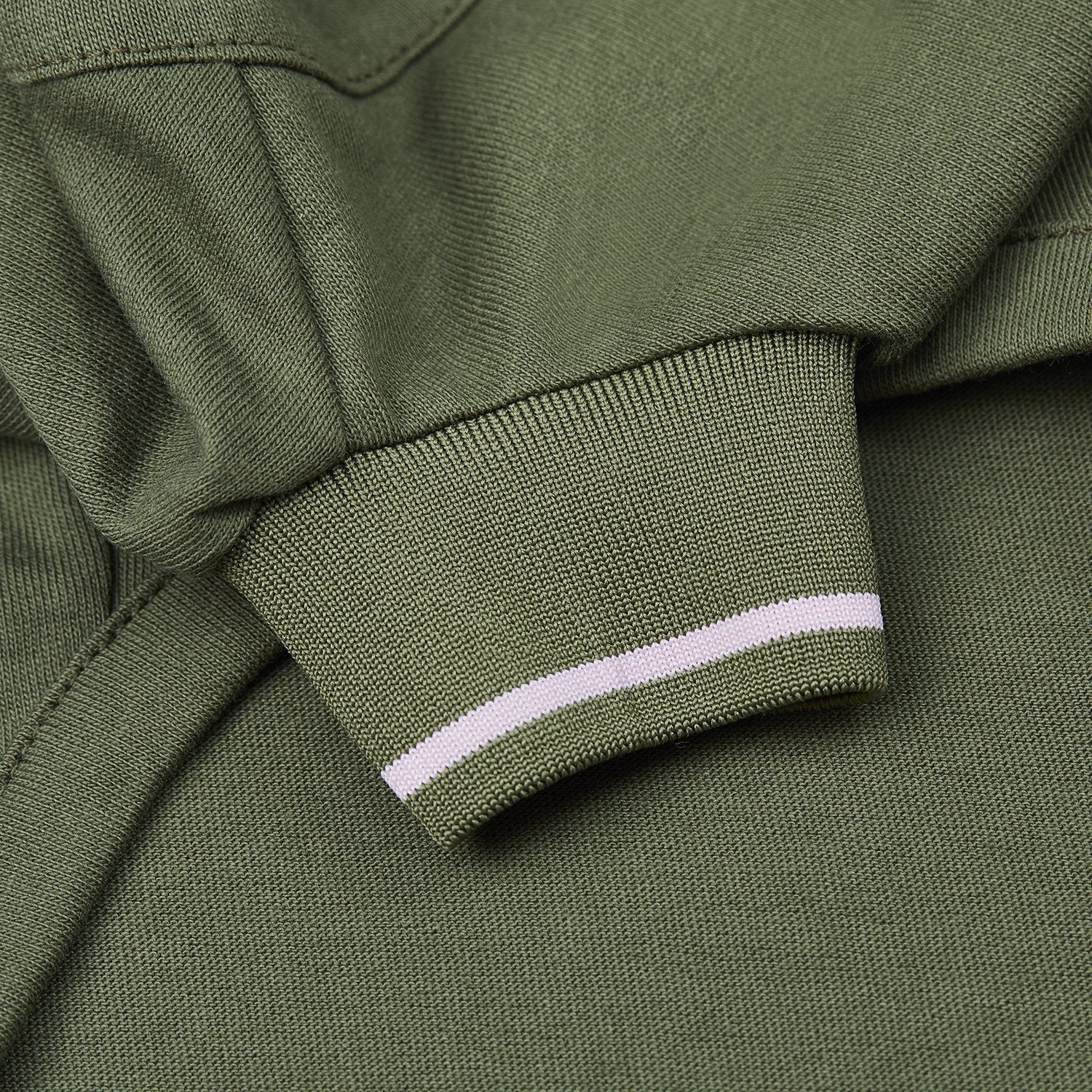 Green Cotton T-Shirt with Overglam Logo Pattern
