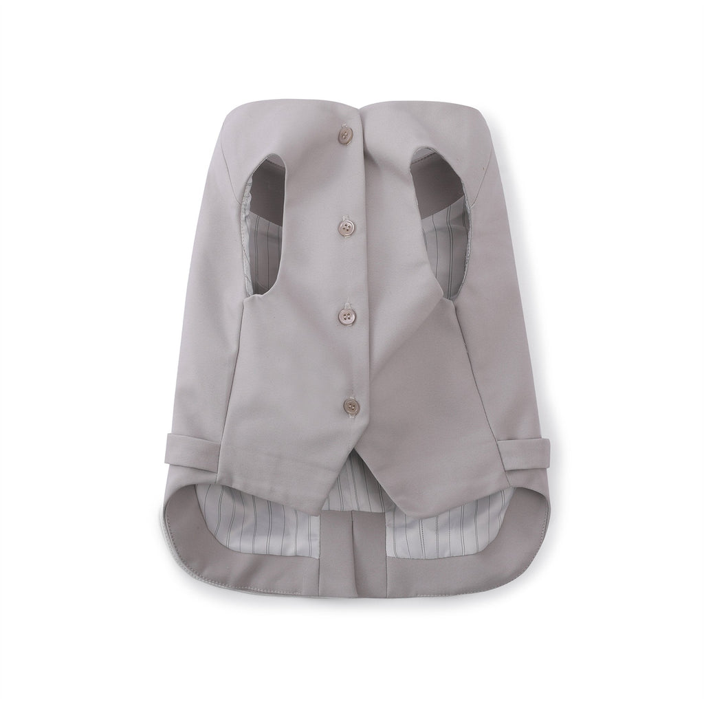 Complete Waistcoat Set with Shirt and Embroidered Tie