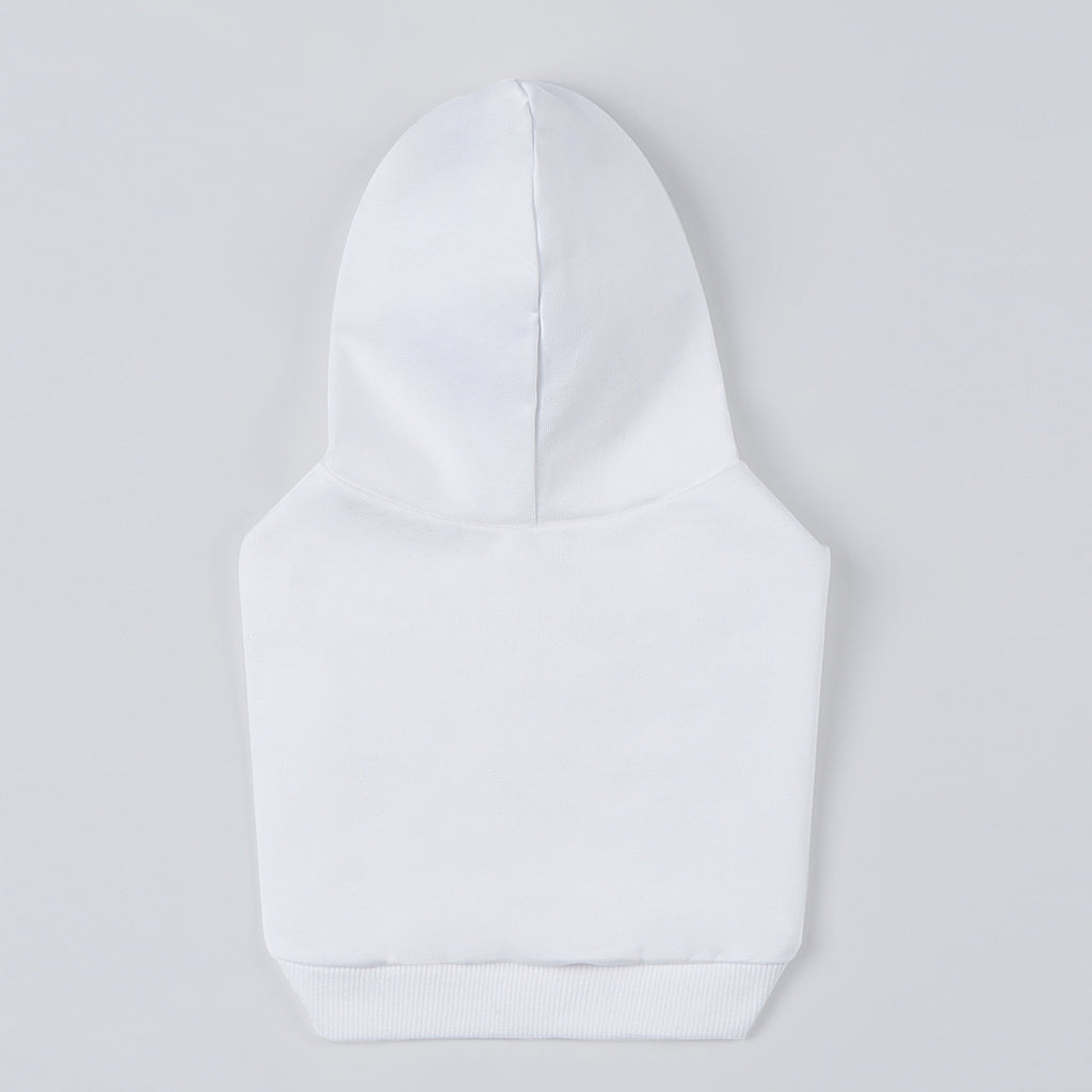 Stick Figure Hoodie in White and Mint Green