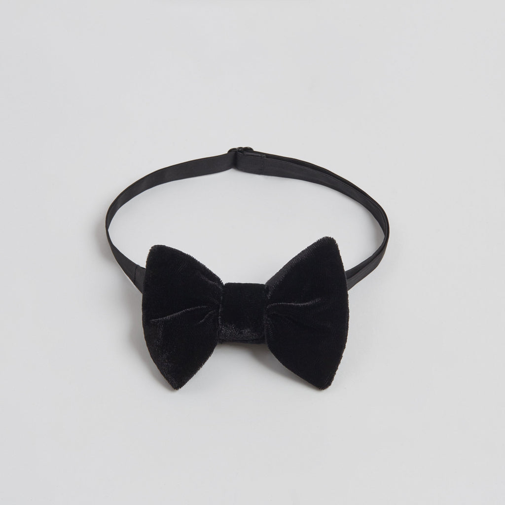 Black Velvet Bow Tie