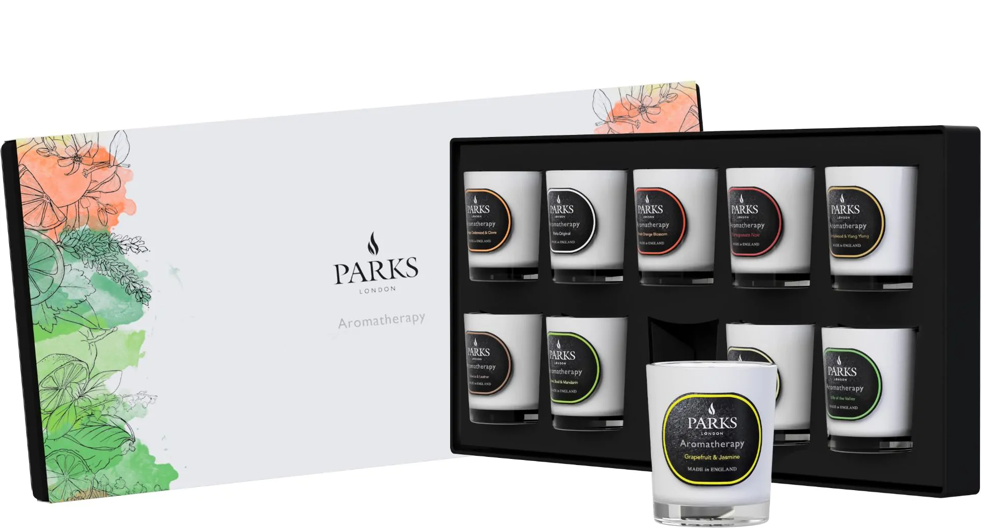 Aromatherapy Discovery Set 10 Travel Candles 40g