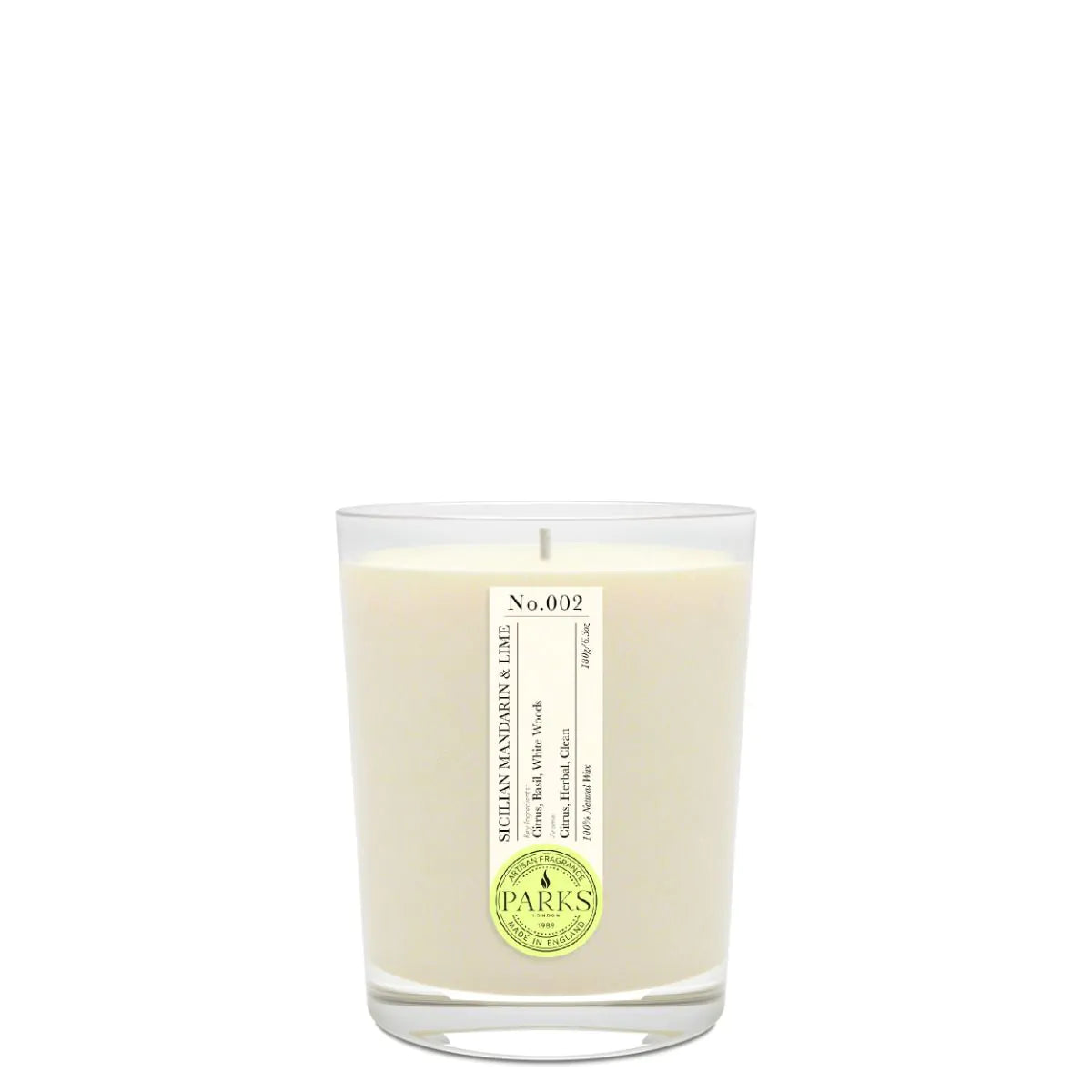 Sicilian Mandarin and Lime Candle 180g