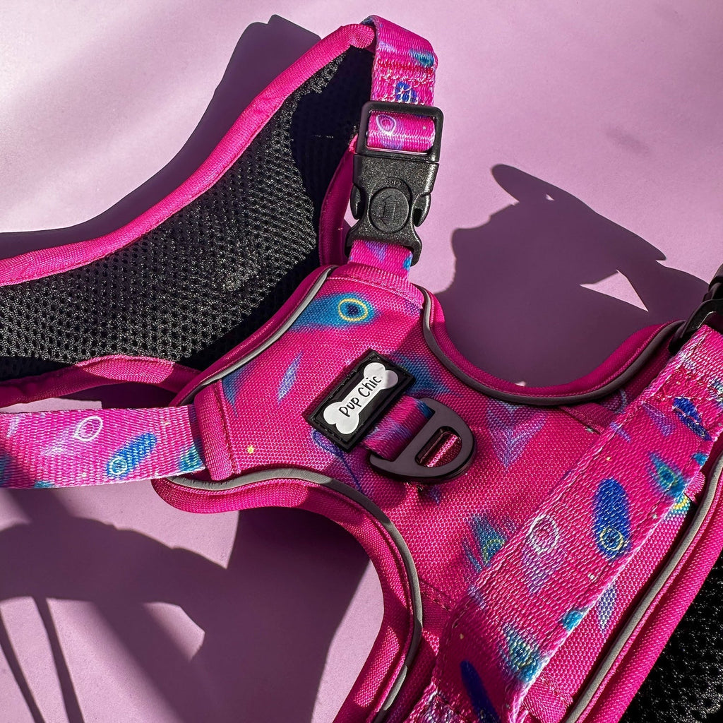 Peacock Power Tactical Dog Harness