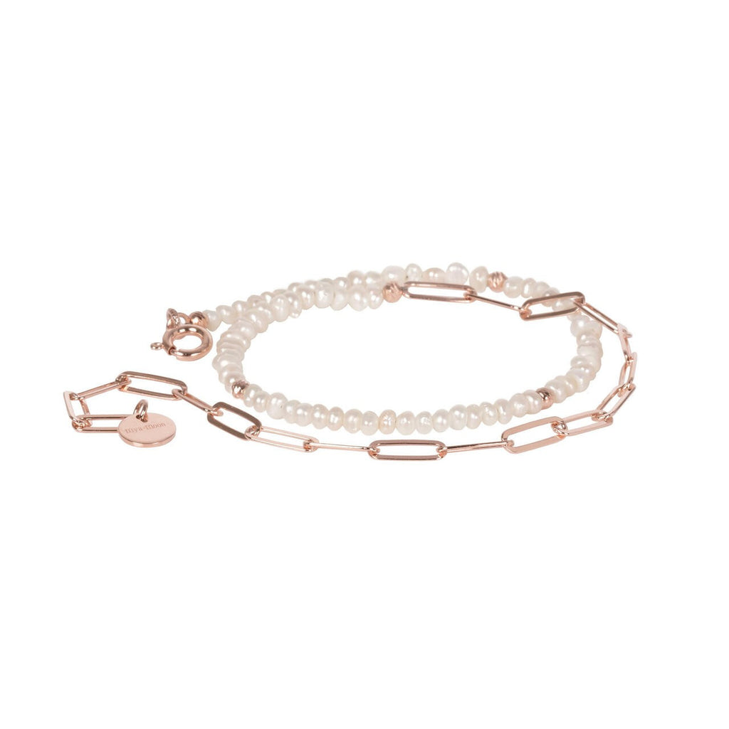 Double Bracelet or Choker with Pearls - Versatile & Elegant Jewelry by MyaMoon by MyaMoon at www.brixbailey.com