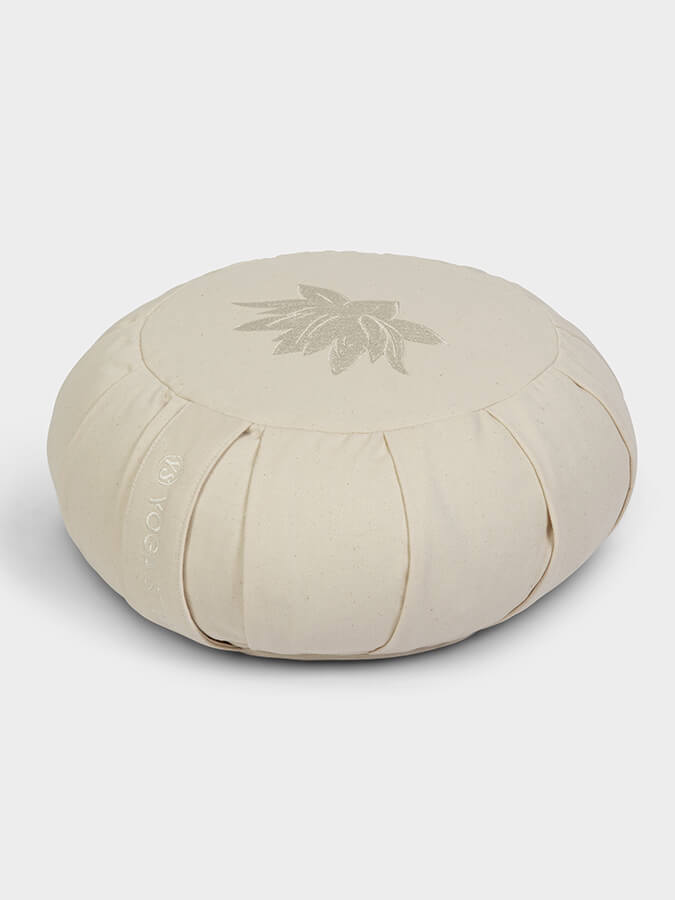 Organic Cotton Round Lotus Zafu Buckwheat Meditation Cushion