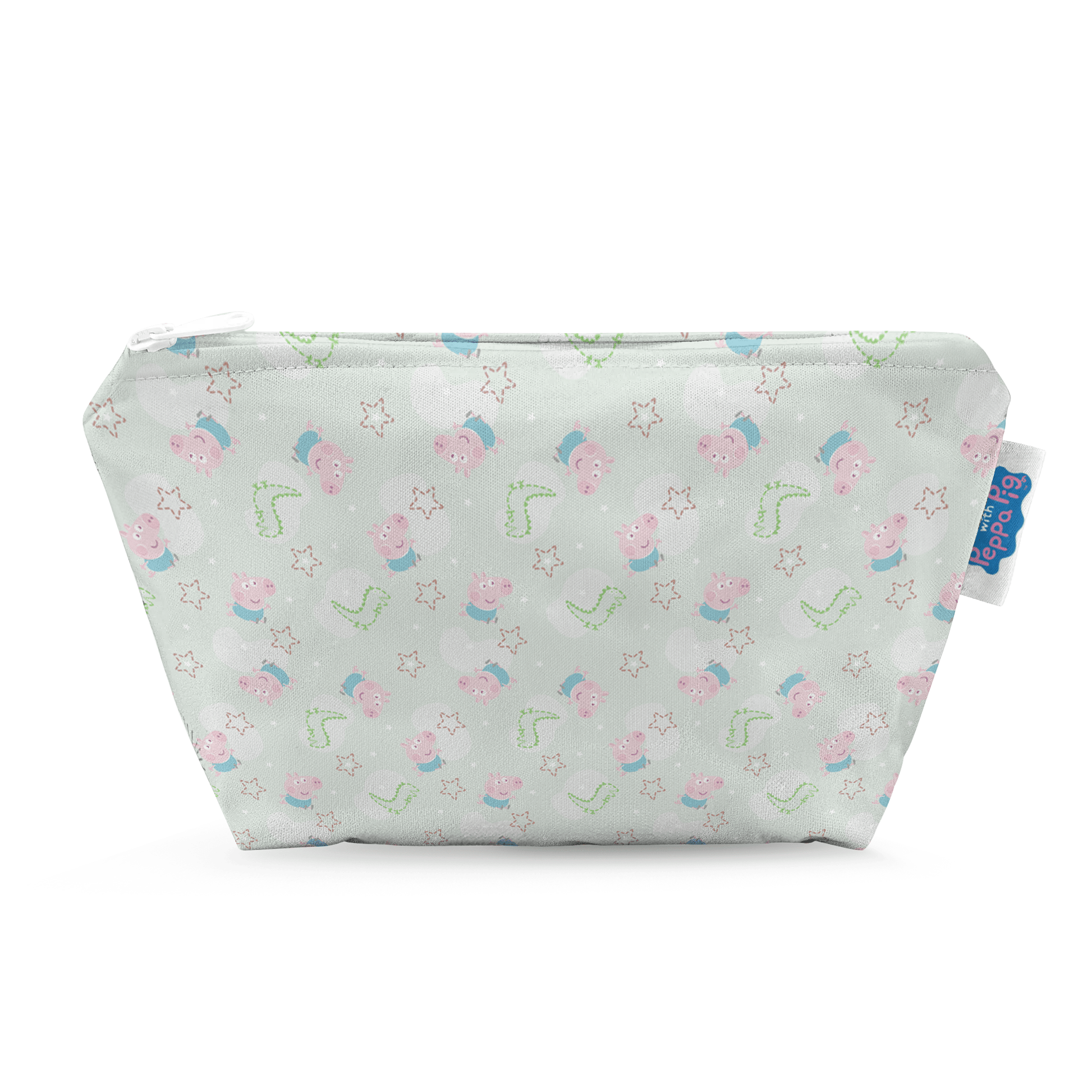 Small Reusable Cloth Wipe Wet Bag in Sage Green