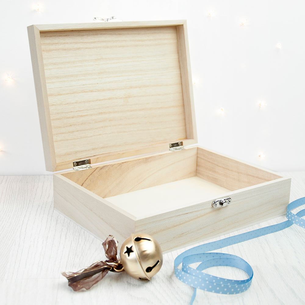 Personalised Christmas Eve Box with Gift Wrap Design