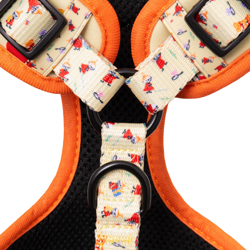 Yellow Sunrise Moomins Padded Dog Harness
