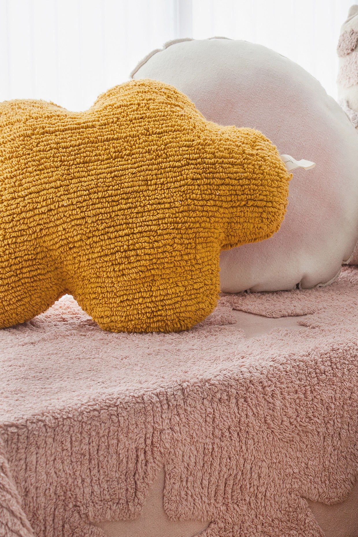 Transform Your Child's Space with the Bouncy Cotton Cloud Pillow - Dreamy & Safe by Lorena Canals at www.brixbailey.com