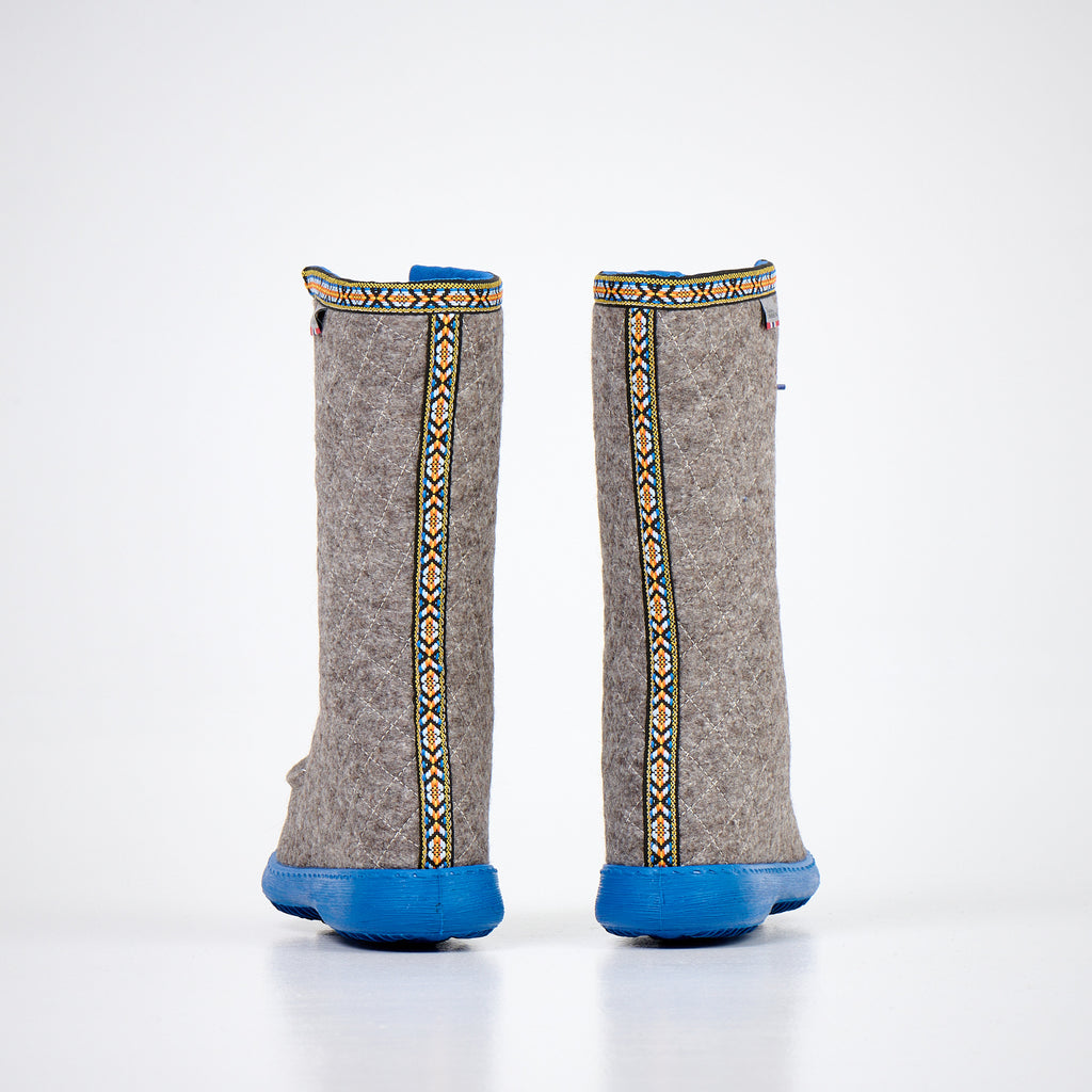 Norwegian Felted Wool Boots – Warm, Non-Slip, Unisex Design by Nesna Lobben at www.brixbailey.com