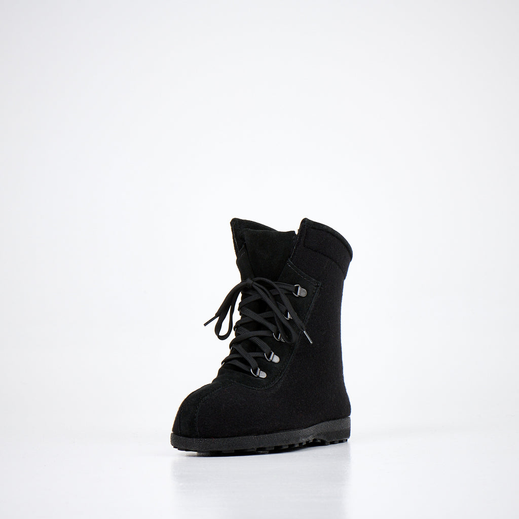 Norwegian Felted Wool Boots – Warmth & Traction for Winter by Nesna Lobben at www.brixbailey.com