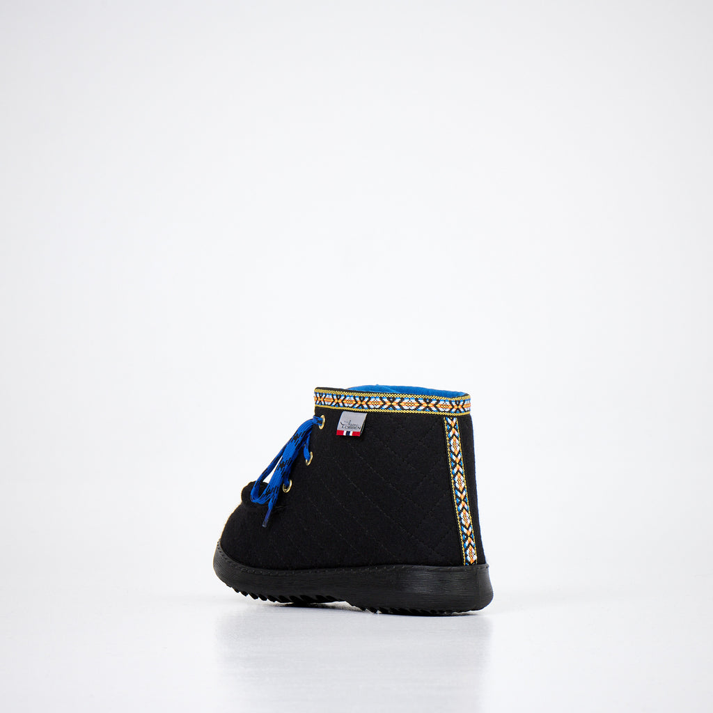 Norwegian Felted Wool Boots – Breathable & Non-Slip Sole by Nesna Lobben at www.brixbailey.com