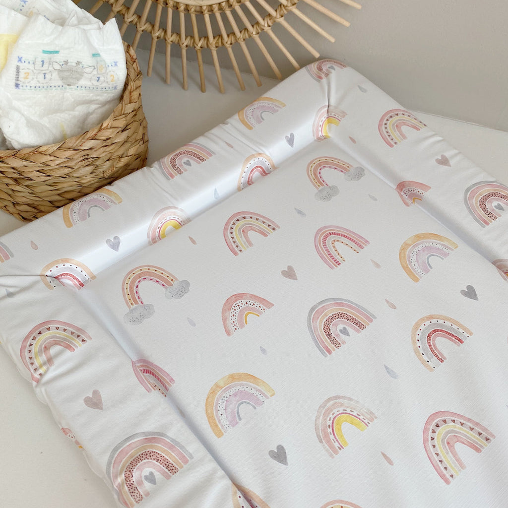 Standard Changing Mat - Beau Rainbow Print
