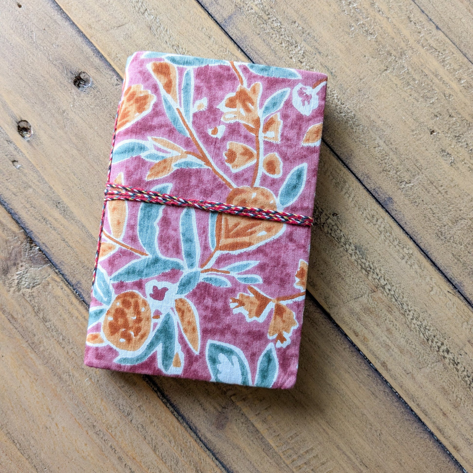 Handmade Eco Cotton Pocket Journal 4 x 6 inch Fair Trade