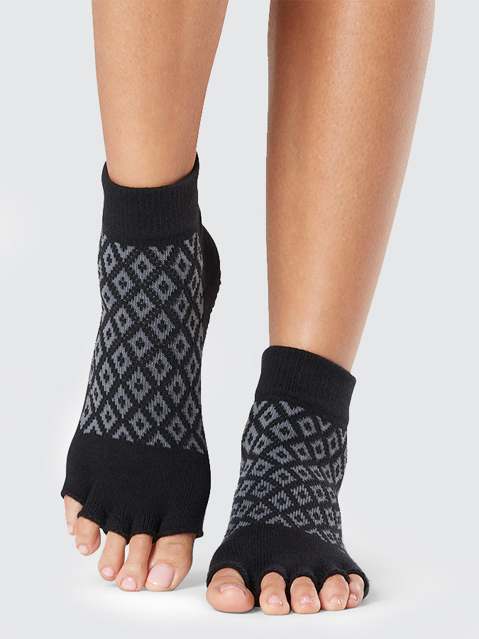Ankle Half Toe Yoga Grip Socks for Women