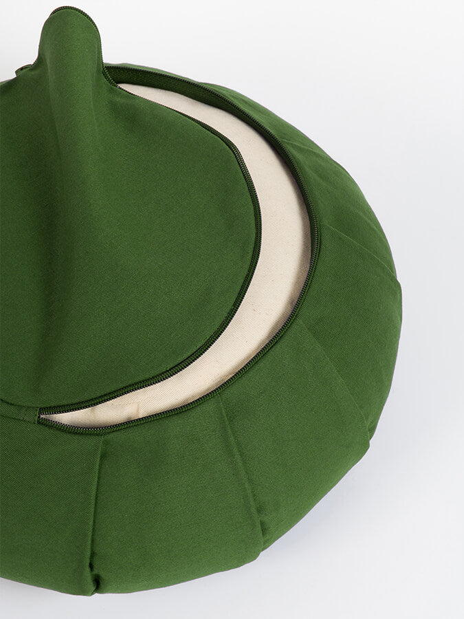 Organic Cotton Round Lotus Zafu Buckwheat Meditation Cushion