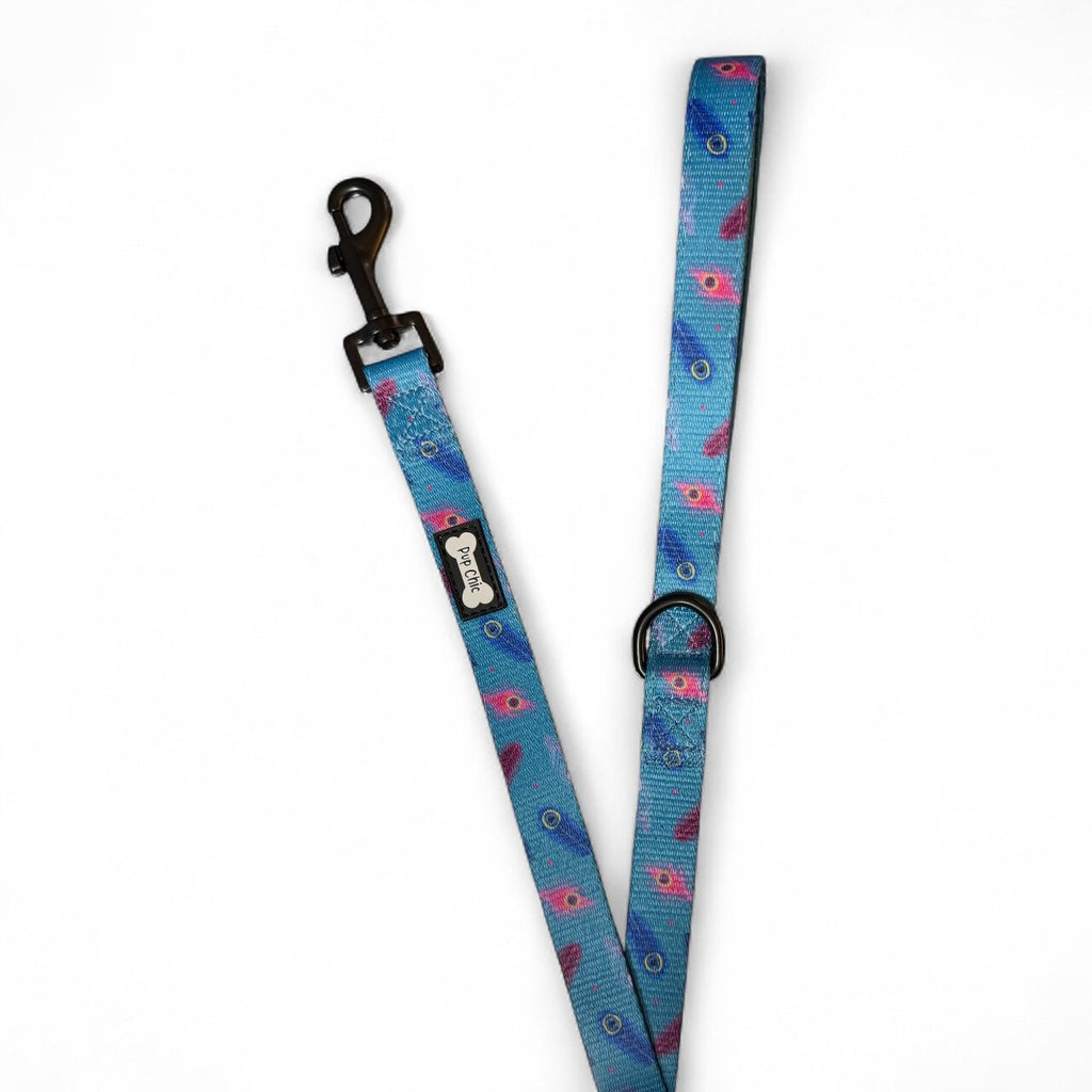 Power Peacock 5ft Dog Lead in Teal