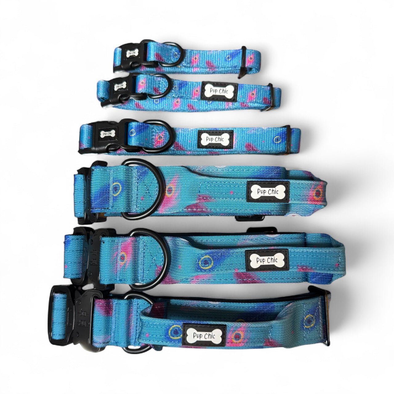 Power Peacock Adjustable Tactical Dog Collar