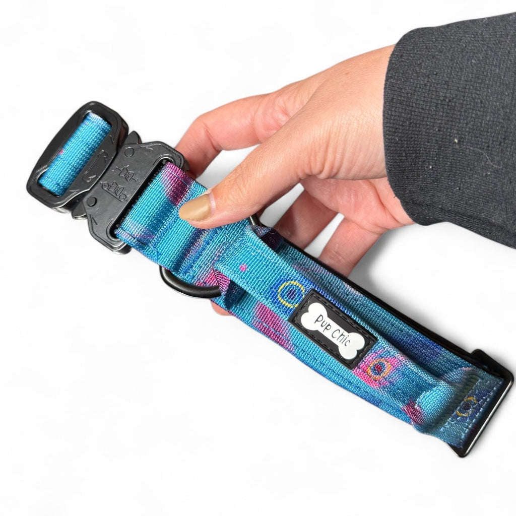 Power Peacock Adjustable Tactical Dog Collar