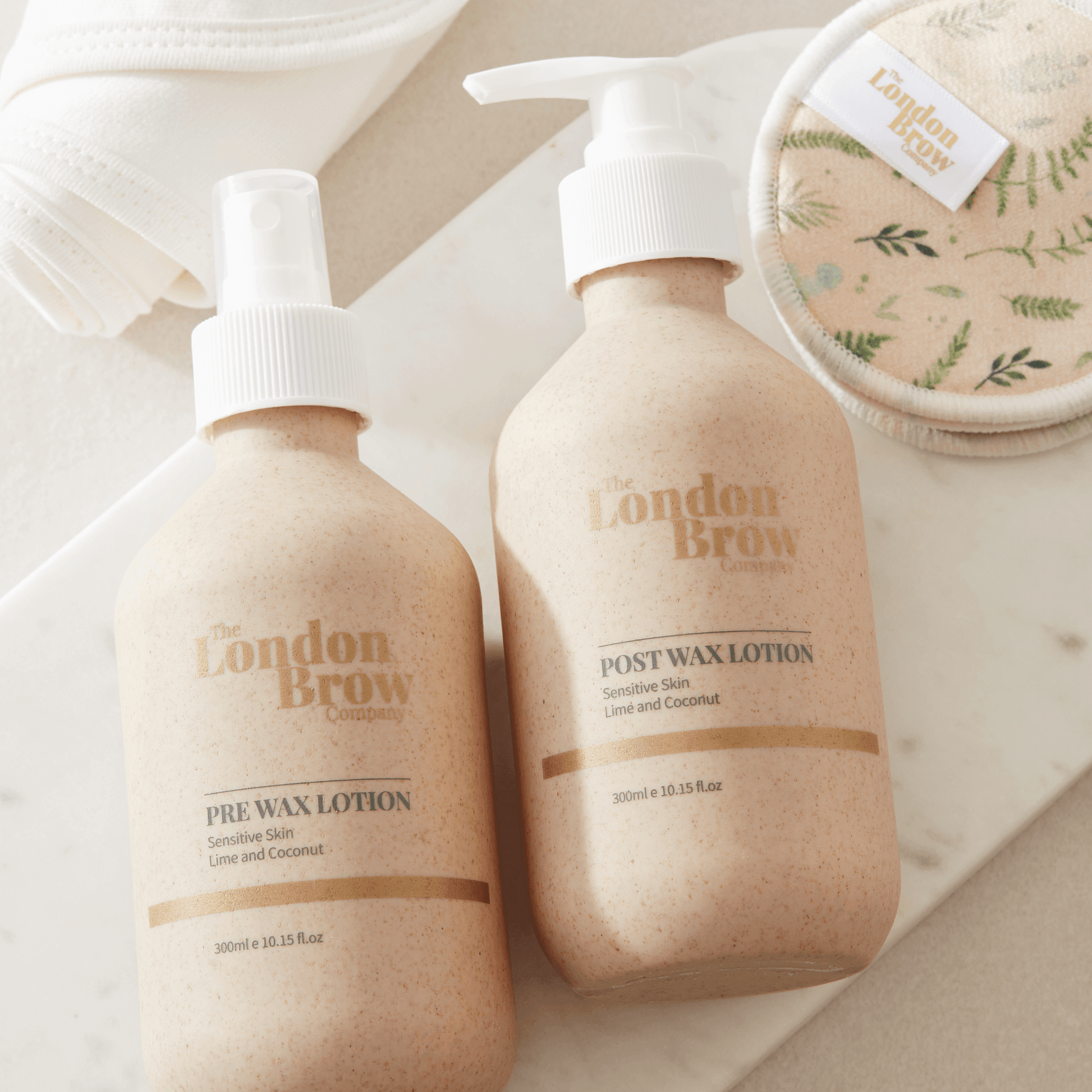 Pre-Wax Cleanser and Post-Wax Lotion Set All Natural