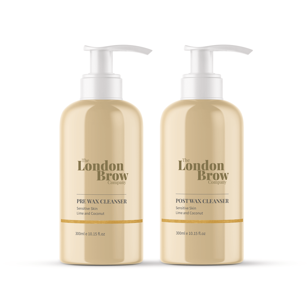 Pre-Wax Cleanser and Post-Wax Lotion Set All Natural