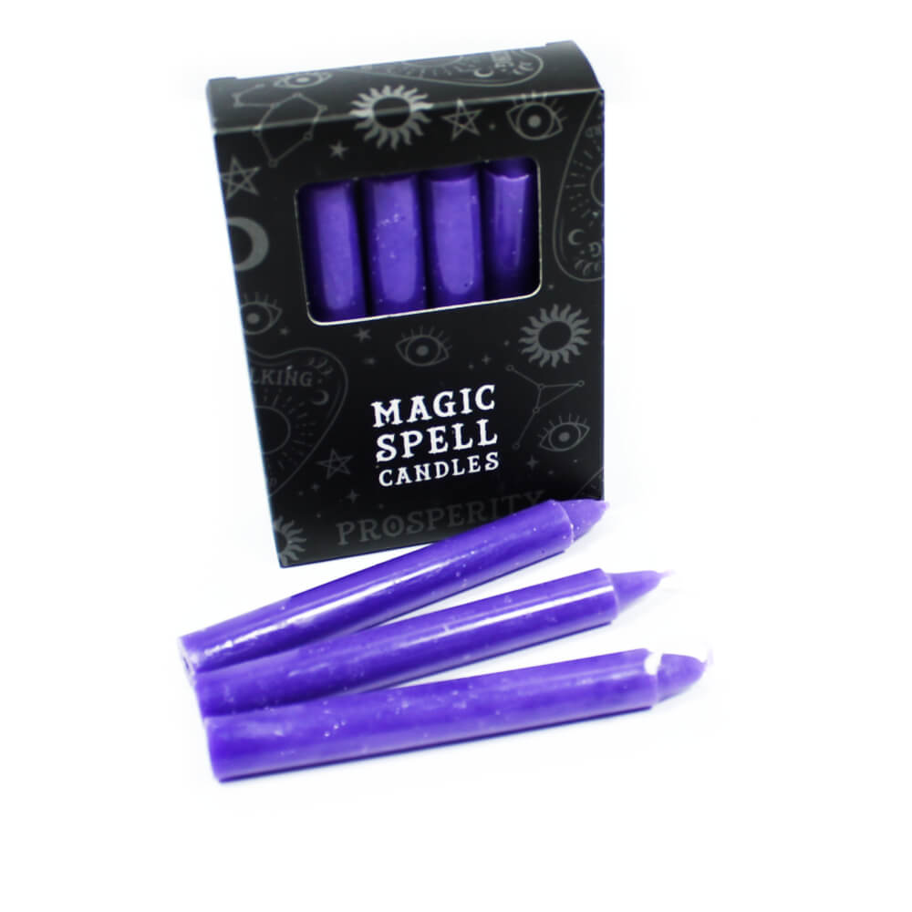 Purple Prosperity Spell Candle