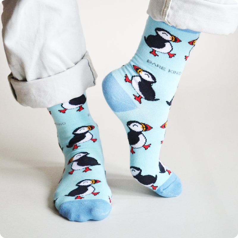 Blue Puffin 2 Pack Bamboo Sock Set