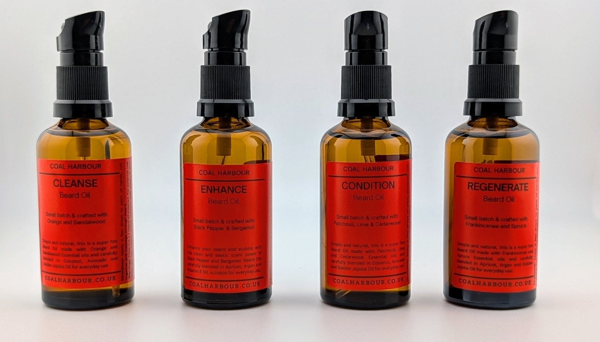 Pure and Natural Beard Oil Collection