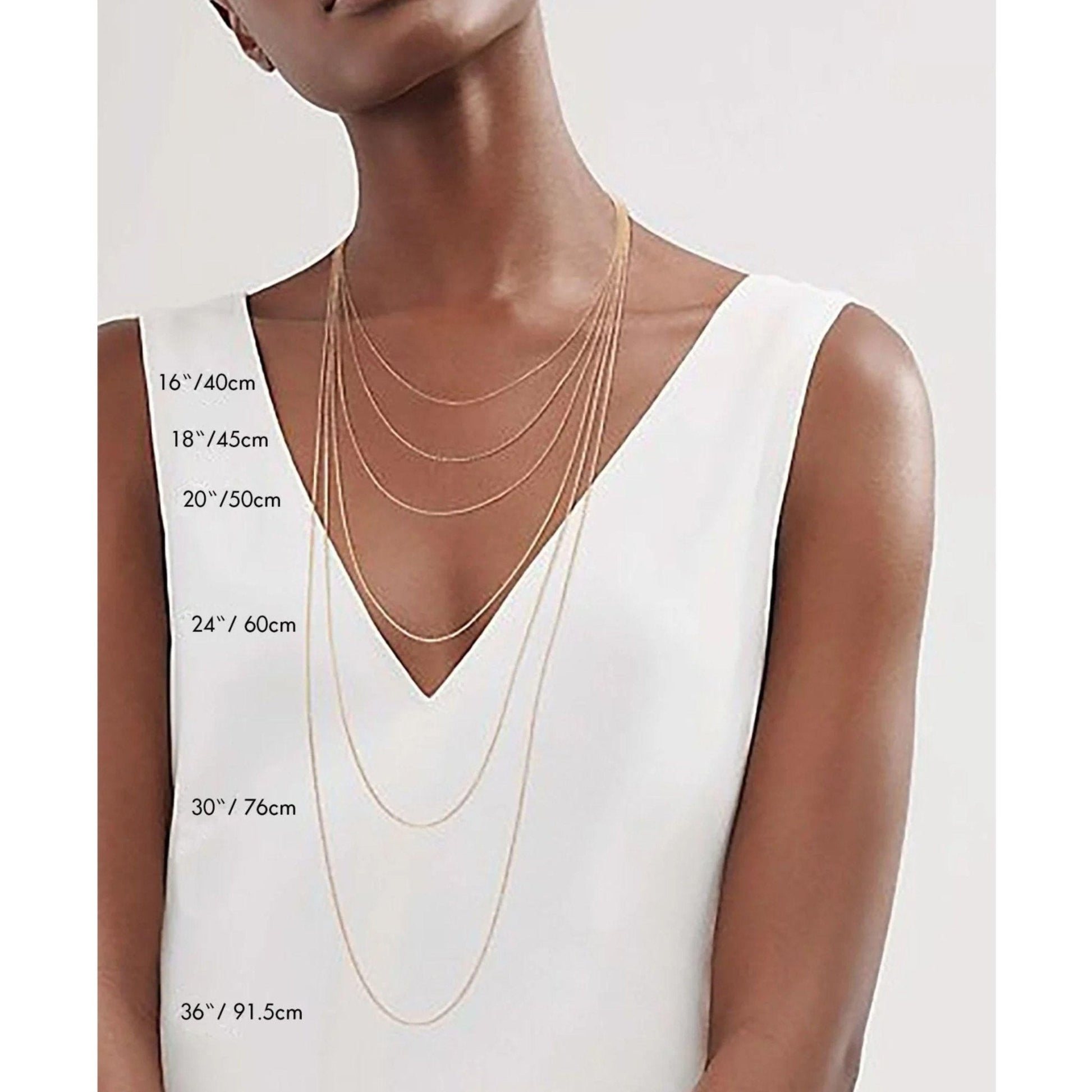 Pure Citrine Gemstone Necklace with Moon Charm
