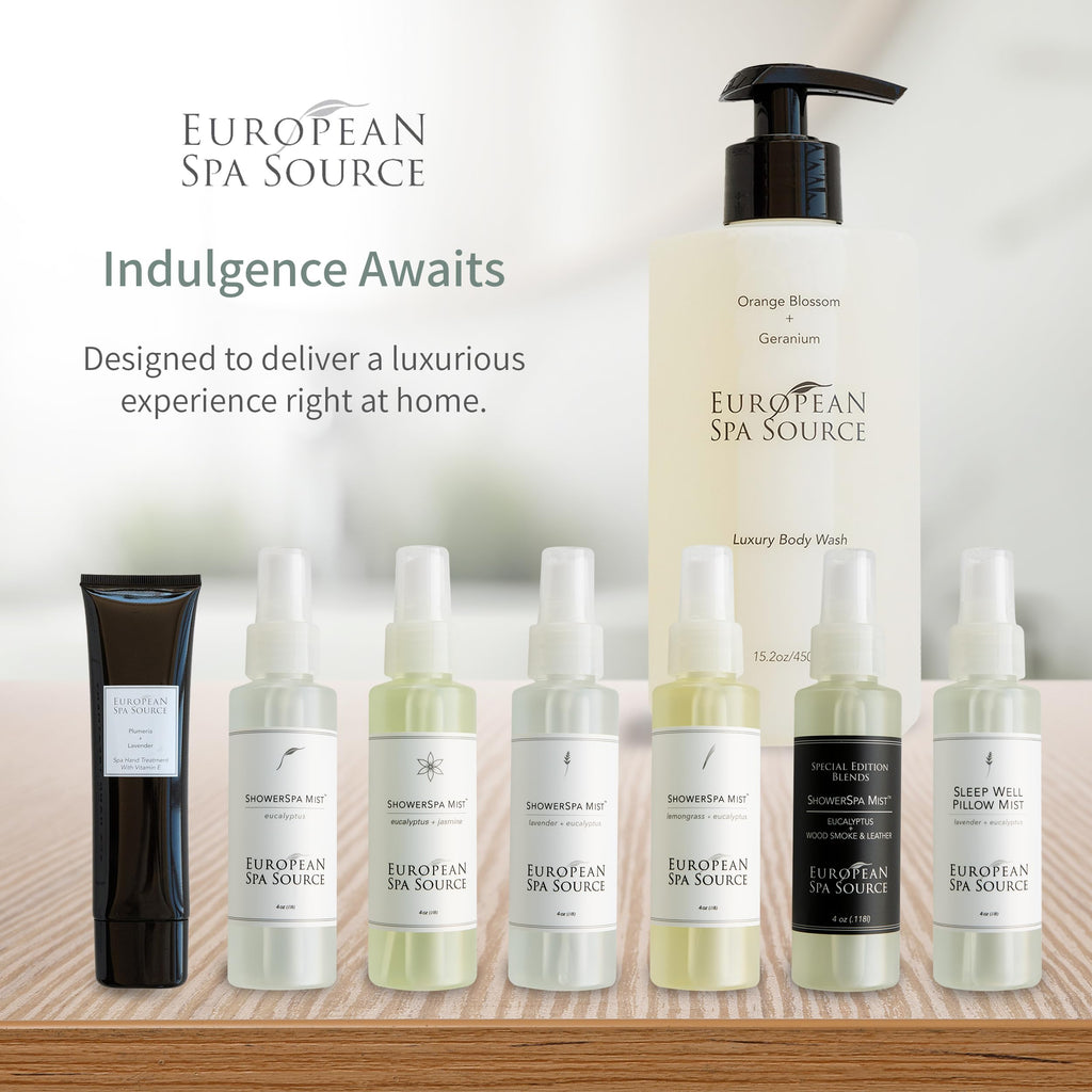 Lavender and Eucalyptus Shower Mist Spray for Aromatherapy