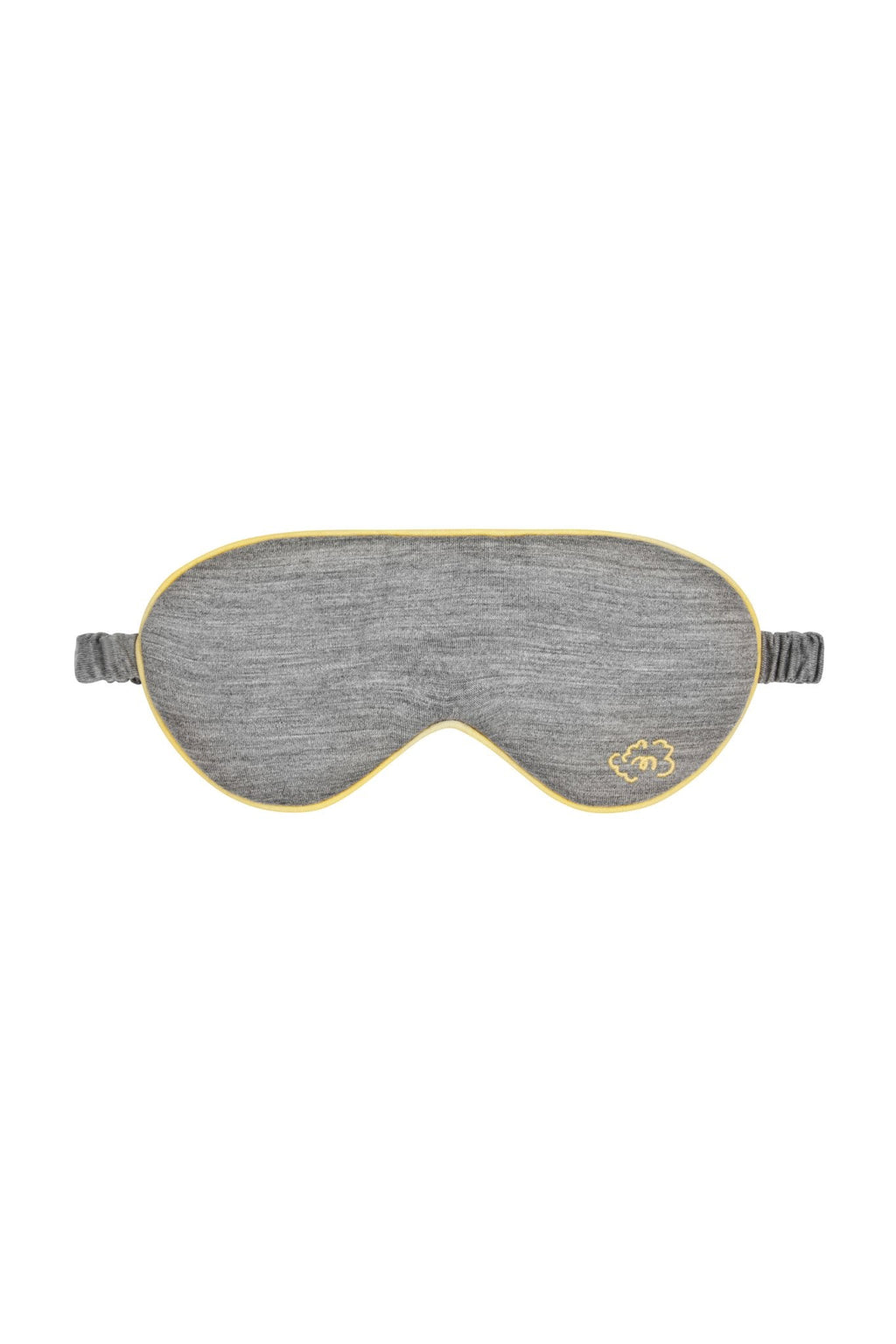 Pure Merino Sleepy Eye Mask in Grey Marle