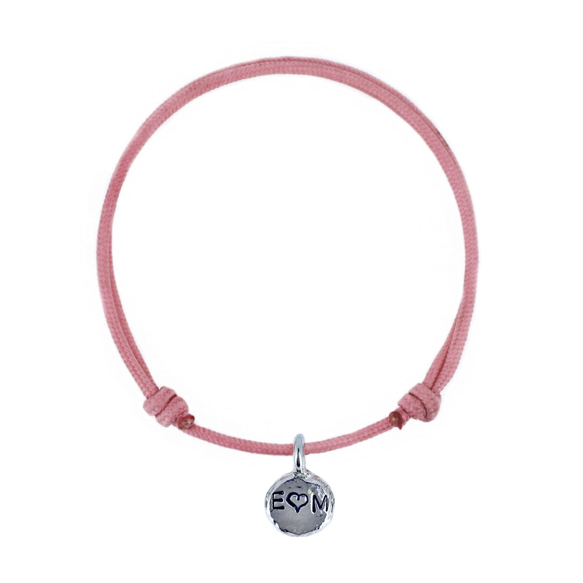 Love Rope Bracelet Handstamped