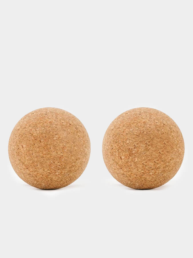 Cork Massage Balls Twin Pack