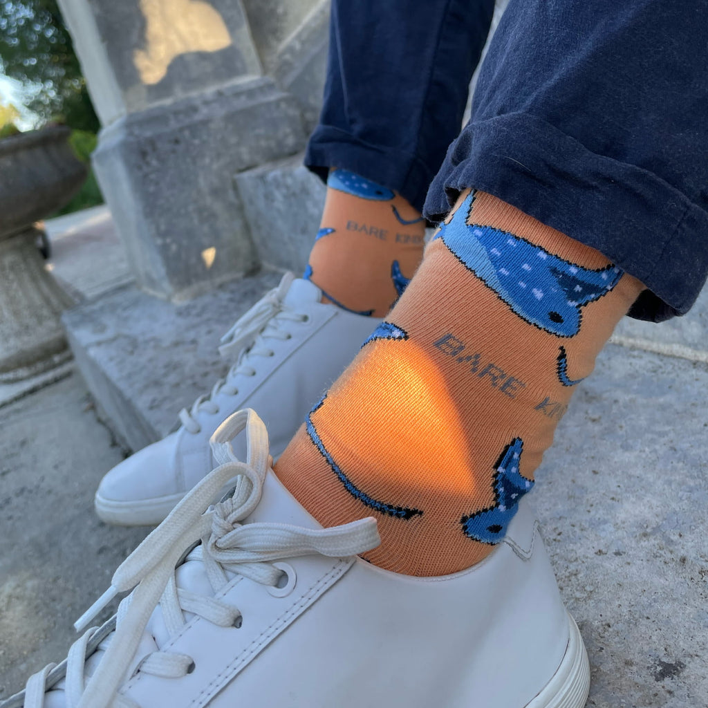 Orange Lover Bamboo Sock Set of 3