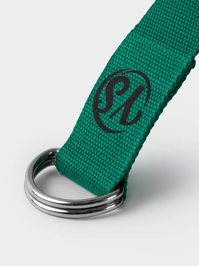 Organic Cotton D-Ring Yoga Belt Strap 2.5m