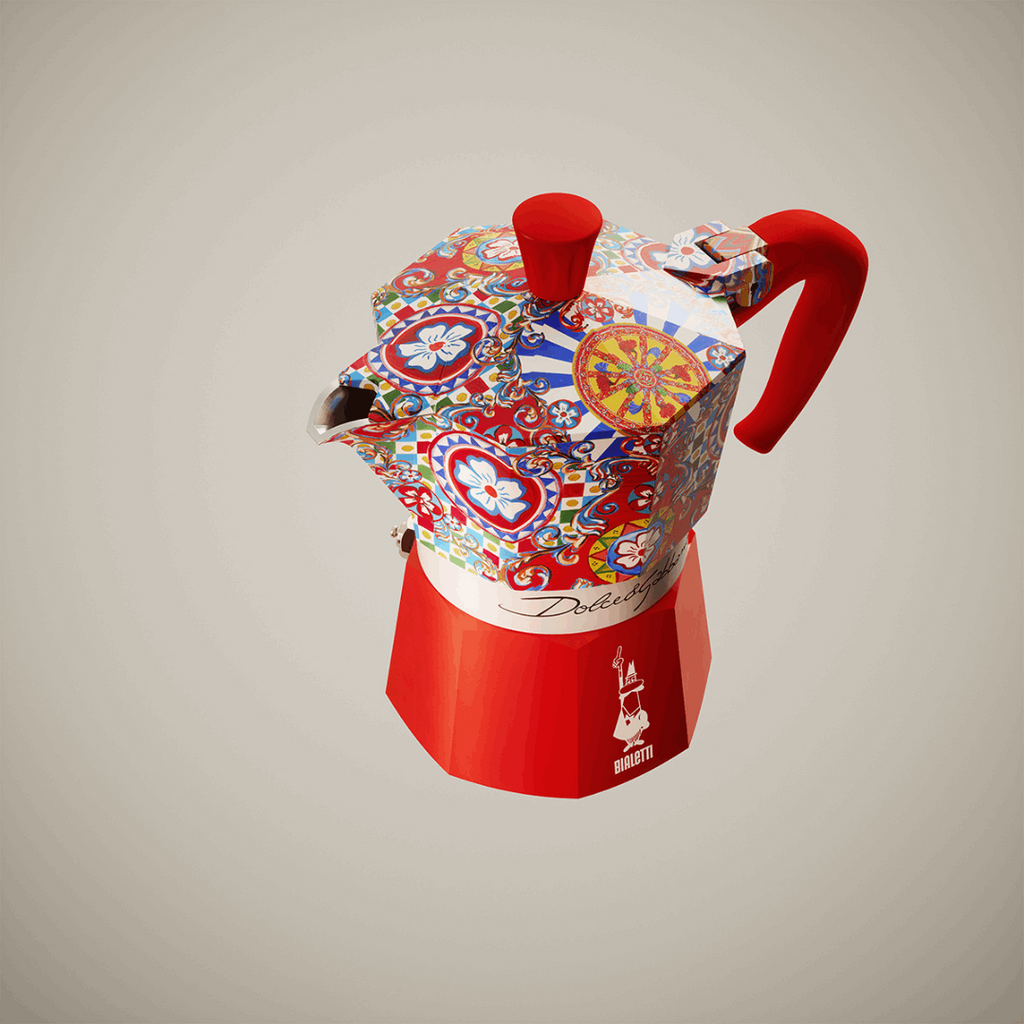 Sicilian Cart Moka Express Stovetop Coffee Maker