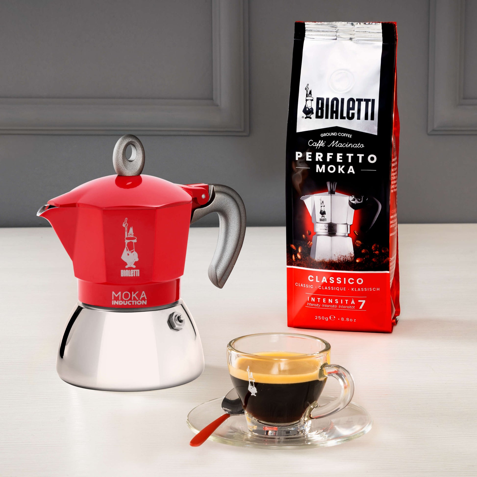 Moka Induction Stovetop Coffee Maker