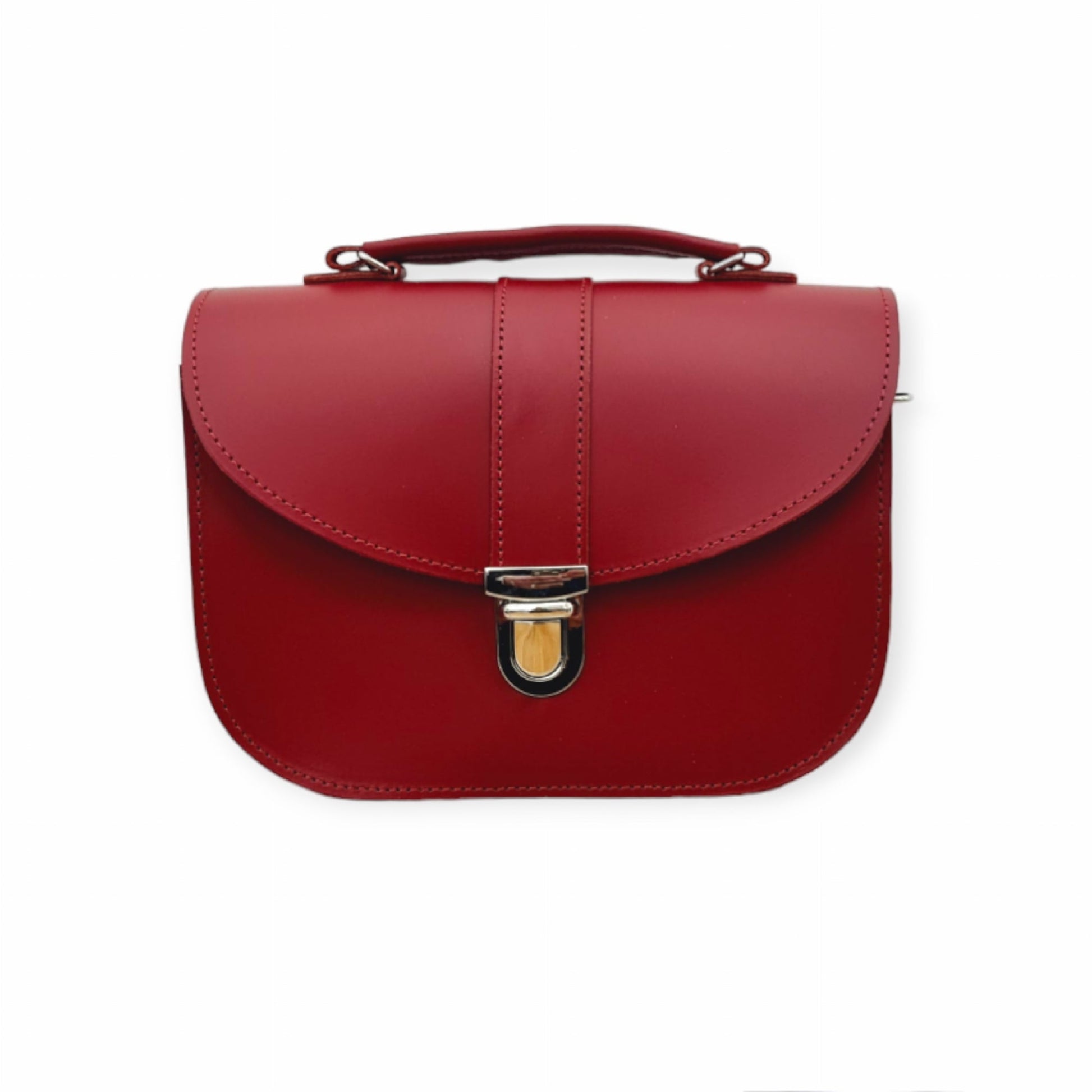 Handmade Red Leather Bag