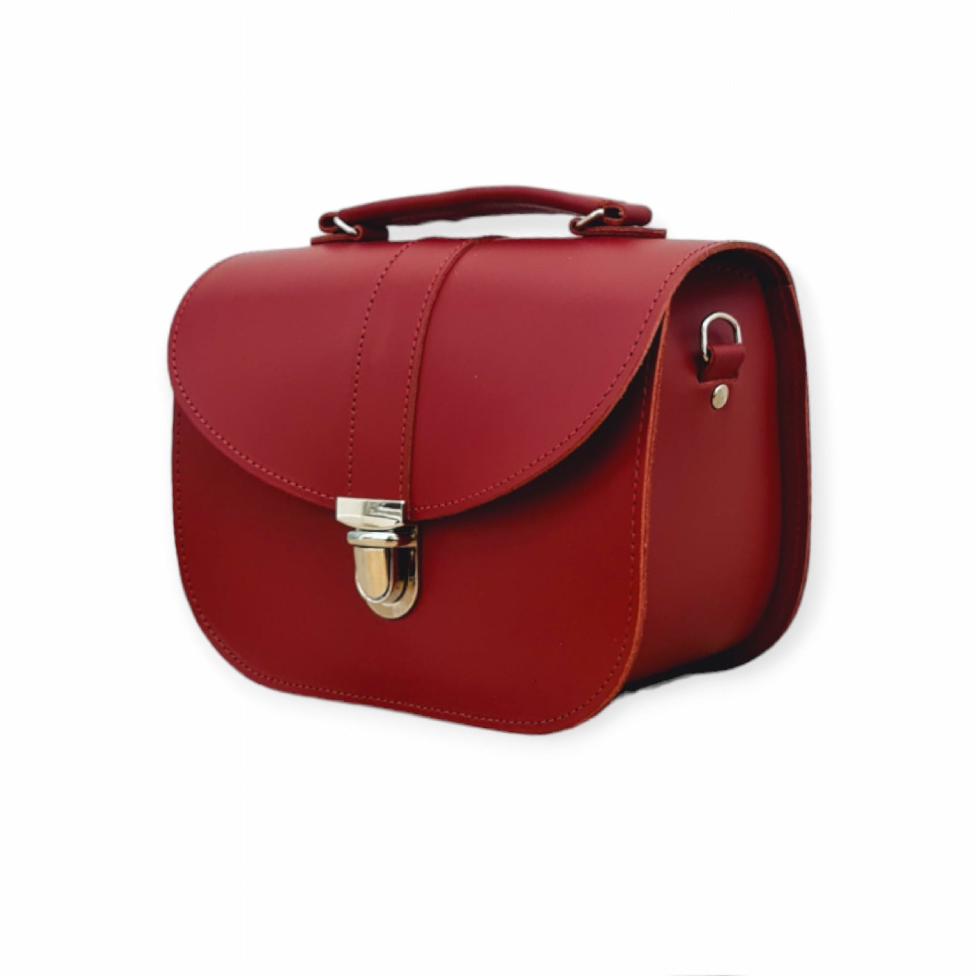 Handmade Red Leather Bag