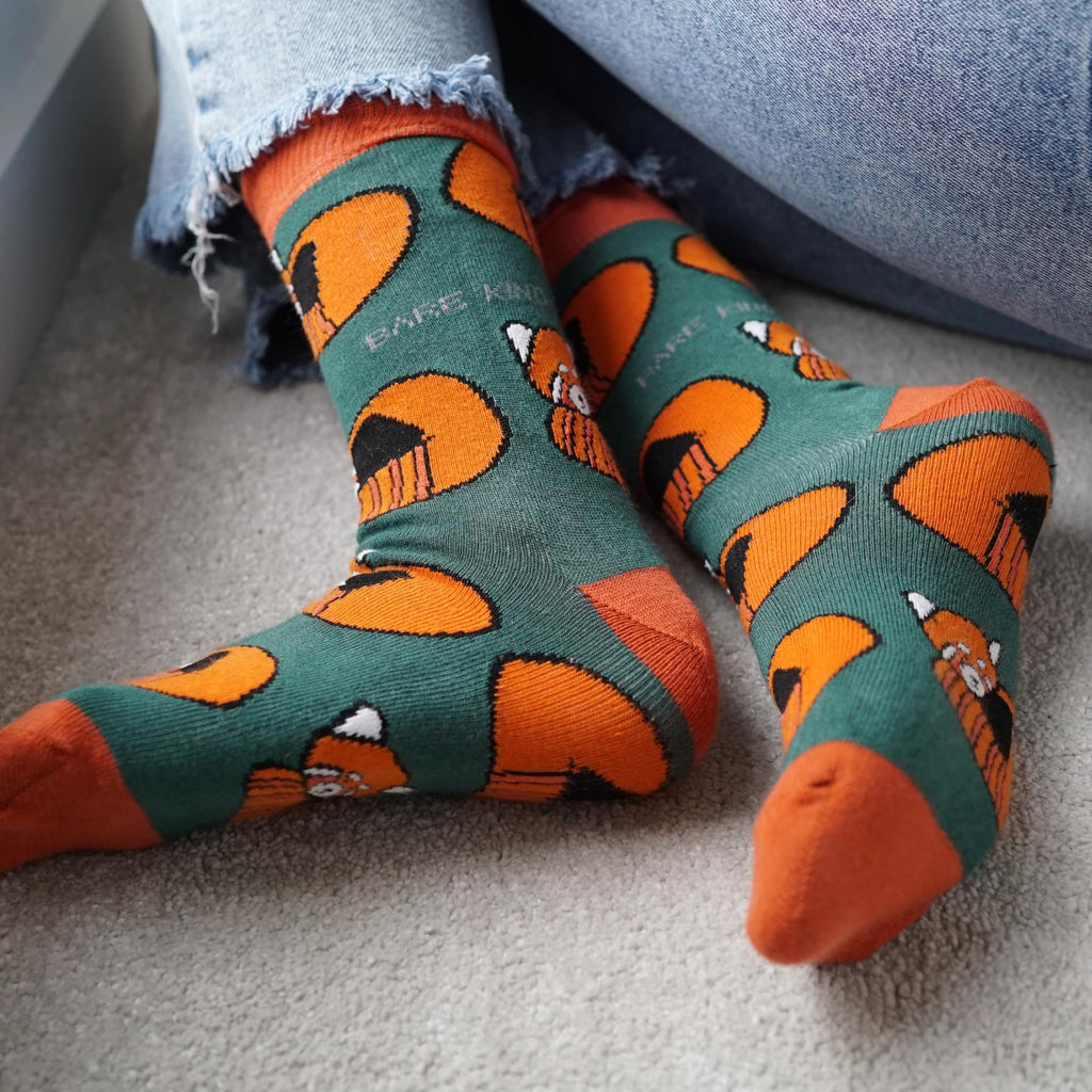 Orange Lover 4 Bamboo Sock Set