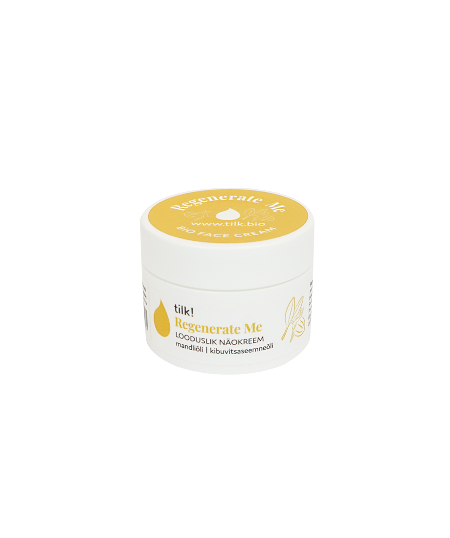 Regenerate Me Face Cream – Renewing & Moisturising with Carrot Oil by Tilk! at www.brixbailey.com