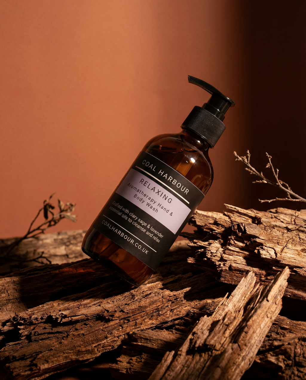 Relaxing Hand and Body Wash 250ml with Clary Sage and Lavender