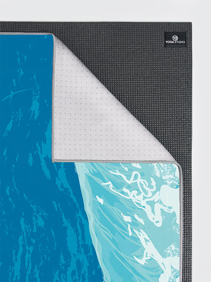 Non Slip Yoga Mat Towel with Grip Dots