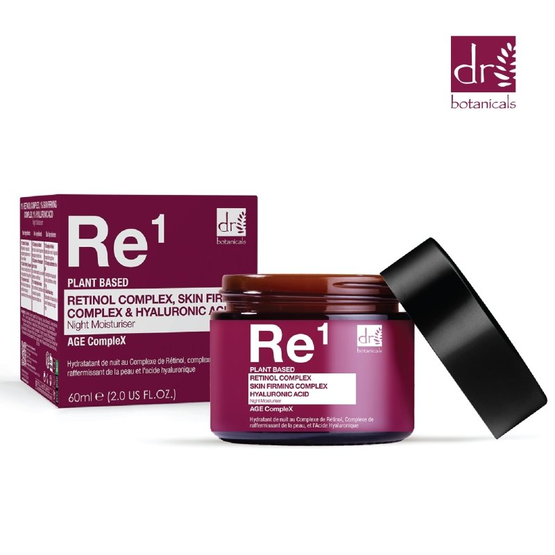 Retinol Night Moisturiser 60ml with Hyaluronic Acid and Skin Firming Complex